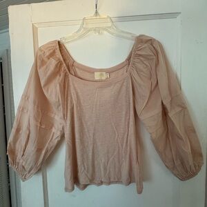 NATION Emmeline Pin-tucked Top xs